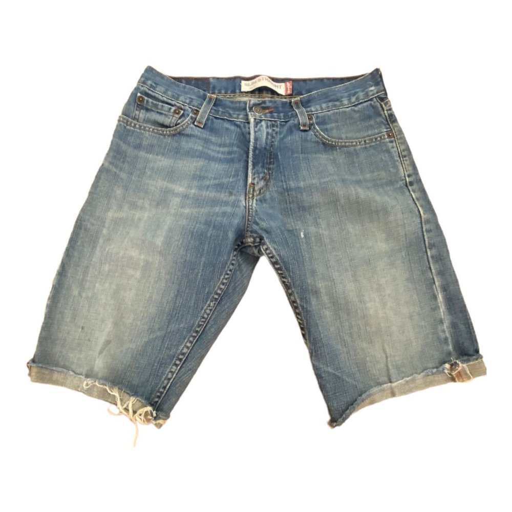 LEVIS Zipper-fly 514 CUTOFF Jean SHORTS 30/10.5 inseam Red Tab Stretch - Picture 5 of 10